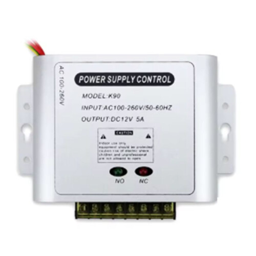 AC 100-260V Access Control Power Supply Controller  12V 5A Access Control  Delay Power Adapter