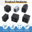 9038 Relay Bypass  Kit, Replace 9036 9037, Relay Tester Diagnostic Scan Tool Relay Bypass Master Kit, 6-Pack 5