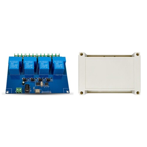 4CH USB Relay Module 12V 30A USB-C Relay Module with Case USB Computer Serial Port Intelligent Control 1