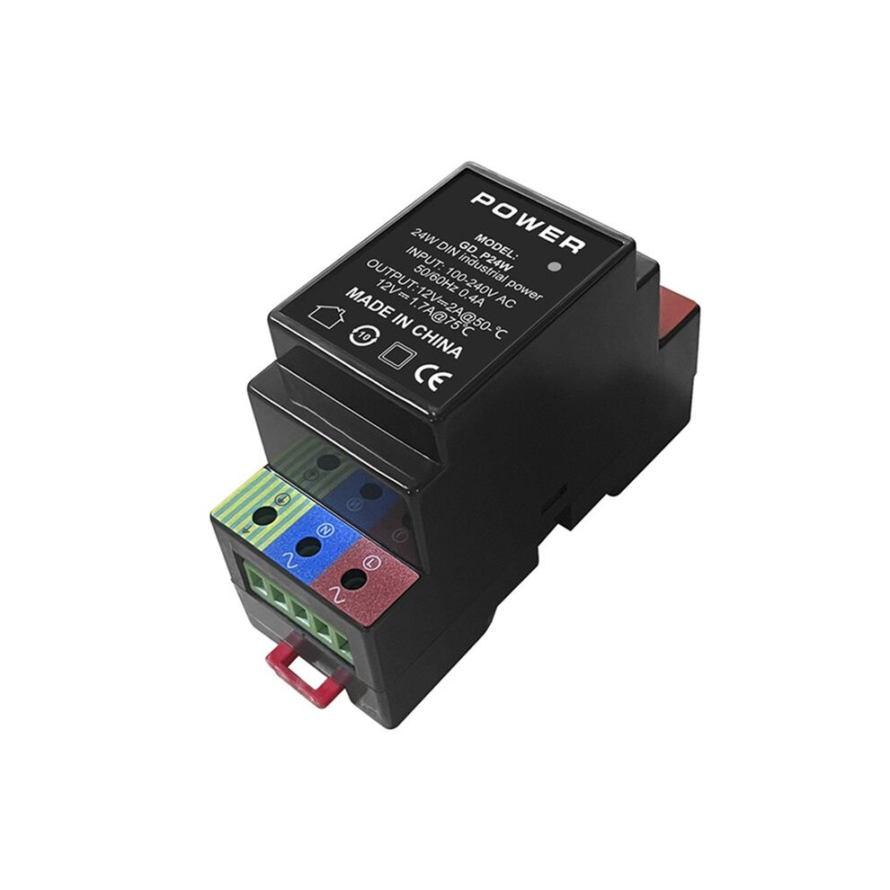 Poe Industrial Din Power Supply Ac100-240V To 12V 24W Dual Channel Ac To Converter For Ap/Camera 6033189738277