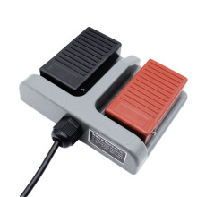 Foot MDFS-65 Double Foot Pedal Self-Reset with Wire 3A/220VAC