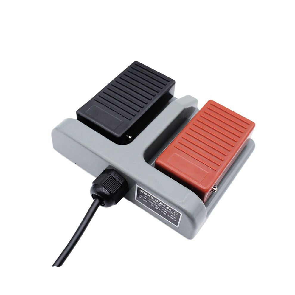 Foot Mdfs-65 Double Foot Pedal Self-Reset With Wire 3A/220Vac 6034142878382