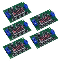 12V LED Digital Cycle Delay Relay Module Trigger Delay Countdown Timer Timming Relay Board 5pcs