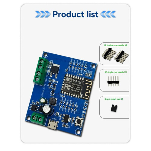 ESP8266 WIFI Single Relay MOS  Control Module ESP-12F Development Board Support  5-80V and USB Port Power Supply 2
