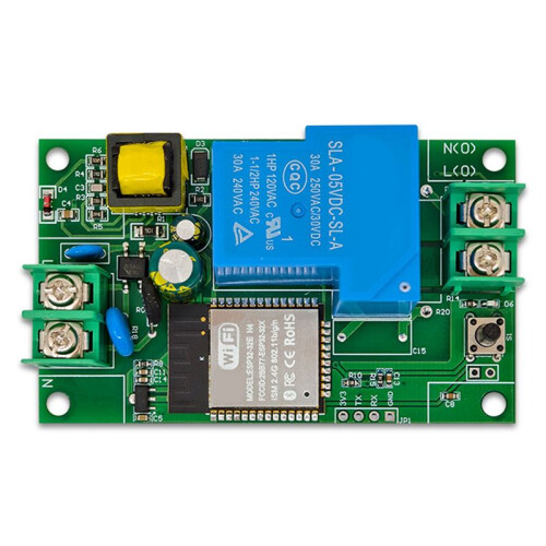 ESP32 Single Channel Relay Module AC220V Power Supply 30A WIFI  Relay Module Development Board