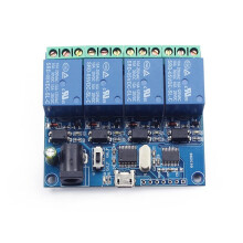 4-Kanal-USB-Relaismodul LCUS-4 Intelligentes Steuerrelais USB 5V