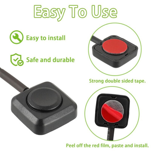 7 Pieces Momentary Push Button /Off  12V/24V,  Button  Mount for Car Horn, Industrial Control