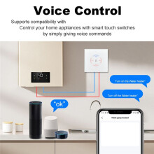 Tuya EU WiFi Water Heater Boiler 40A 8000W Life App Control Works for Alexa Home A