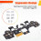 Ergonomic Micro- Tactile Clicky Hair Trigger Kit for PS5 Controller BDM-030/040/050 Shoulder Button Mouse Click B 4