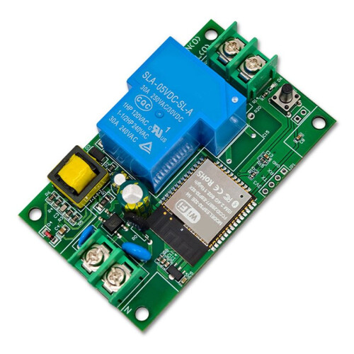 ESP32 Single Channel Relay Module AC220V Power Supply 30A WIFI  Relay Module Development Board 2