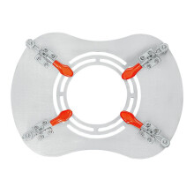 Tent Stove Jack Camping Firewood Stove Pipe Insulation Flame Protection Plate Stove Jack with Chimney Hole for Hot Tent