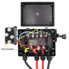 Universal 12V 500A Winch Remote Contactor 12000 Pounds Winch Control Solenoid Relay Twin Wireless Remote Recovery