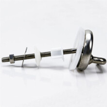 2Pcs Durable Quick Release Easy Install Toilet Hinge Wear Resistant Repair Stainless Steel with Mounting Accessory