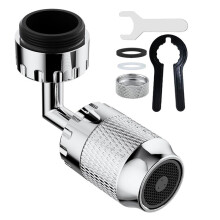 Aérateur de Robinet de Cuisine avec Rallonge de Robinet de Cuisine, Aérateur M24/M22, Filtre de Robinet Double Fonction, Aérateurs Rotatifs à 360