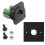 5 RJ45 CAT.5E Wiring Terminals Network Computer Modules with Fixing Nuts(Silver) 3