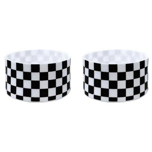 Checkered Pattern Protective Silicone Boot Cover, Silicone Protective Cover, Insulated Cup Cover 1