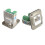 5 RJ45 CAT.5E Wiring Terminals Network Computer Modules with Fixing Nuts(Silver) 7