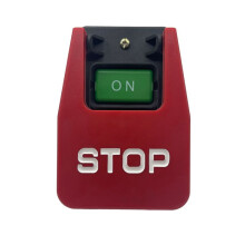 110V/220V Dual Voltage Paddle , 3HP At 230 Volts, Large Knee Paddle for Power Tools Fast Power Off