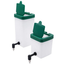 2 Pièces Distributeur D'Eau de Lapin Abreuvoir Mangeoire Fontaine à Boire Équipement de Boisson Automatique Fournitures pour Animaux de Compagnie