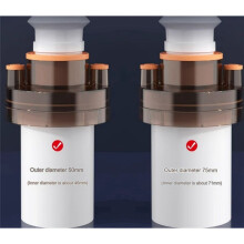 Toilet Floor Drain Deodorant Inner Core Bathroom Universal Toilet Sewer Pipe Deodorant Sealing Cove