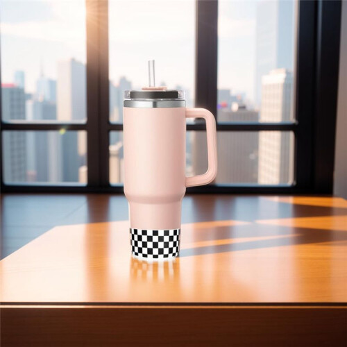 Checkered Pattern Protective Silicone Boot Cover, Silicone Protective Cover, Insulated Cup Cover