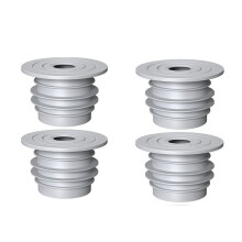 4 Pièces Couvercle Déodorant D'Égout de Drain de , Joint de Tuyau de Vidange de Machine à Laver Anti-Odeur en Silicone de 18 à 35 Mm, Couvercle