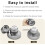 3Pack Shower  Filter Replacement Cartridge Compatible with for Jolie Shower  Filter 4