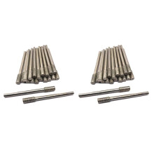 40 Pcs Diamond Grinding Bits 4mm Cylinder Grinding Bit Rotary Diamond Burr Set for Most Rotary Tool Bit Grinder