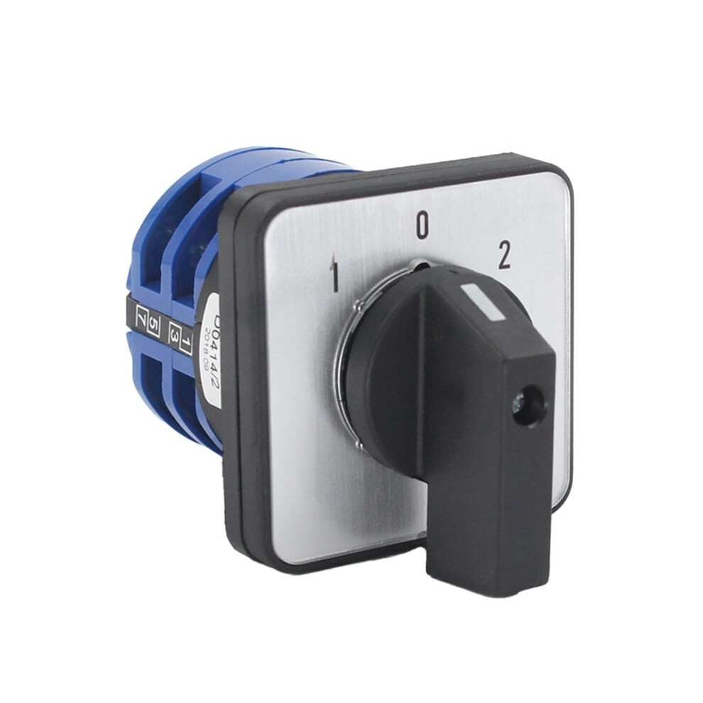 Changeover Selector 3 Positions 8 Terminals Universal Rotary Cam Selector Latching Switches 32A 6032703836864