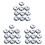 30Pcs Diameter 12mm Round Carbide Cutter Insert Fits for Ci3 Wood Turning 1