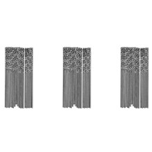 60 Pcs 0.5mm Diameter Straight Shank Metal Spiral Twist Drill Bit