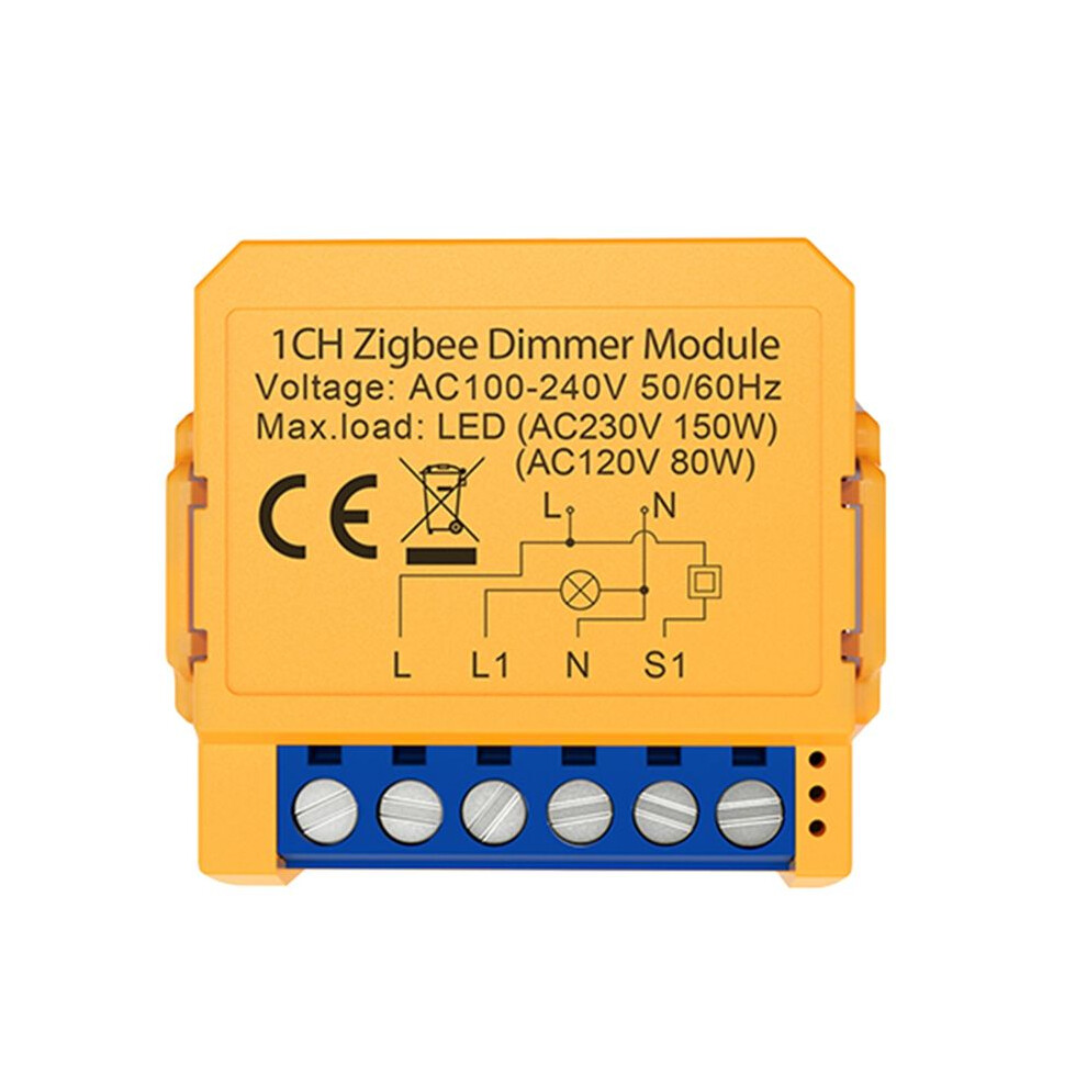Tuya Zigbee Dimmers Module 1Ch Control Led Lights Dimmable Stepless Dimming+Voice Control 4711268225048