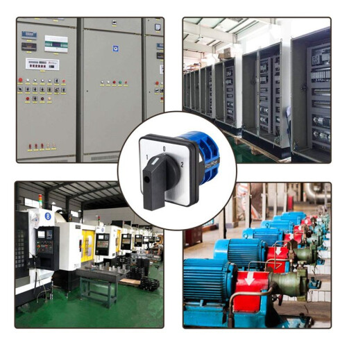 Changeover Selector  3 Positions 8 Terminals Universal Rotary Cam Selector Latching Switches 32A 2