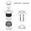 Gold Tub Drain Overflow Kit-Universal Bathtub Drain Replacement with 2Hole Overflow Faceplate Set,Tip-Toe Conversion Kit 6