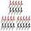 3X 10A Handle Electrical Crocodile Alligator Clips 1