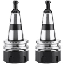 2X Balance Chuck ISO30 ER32 50L Balance Collet Lathe Chuck G2.5 30000RPM CNC Tool Holder Stainless Steel