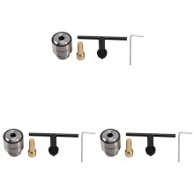 3X Hot Electric Drill Grinding Drill Chuck Key Keyless Drill Chucks 0.3-4mm Capacity Range 3.17mm Shaft Connecting Rod