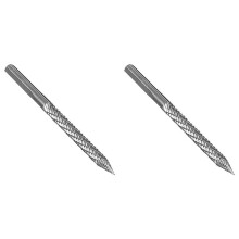 2pc 1/4in 6mm High Carbide Steel Burr Bits Tire Reamers Carbide Cutters Rotary Files Reamers Wire Cutter Tire