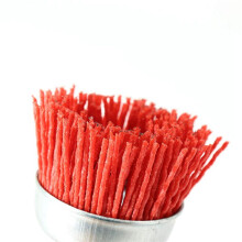 8Pcs Nylon Filament Abrasive Wire Cup Brush Nylon End Brush Kit for Drill Rotary Tool with 1/4 Inch Shank