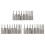30Pc 1/4 Inch Wrench Hex Bit Socket Set Deep Long 1/2 Inch Impact Drill Socket Adapter Drill Bits 1