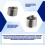 100Pcs Wire Insert Thread, M4 Heli Coil Thread Repair Stainless Steel SS304 Thread Insert Coiled Wire Insert (M40.71.5D) 3