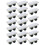 20 Pieces Self Adhesive Wheels Caster Cart  Wheels Boxes Caster Small Caster Paste Plastic Wheel Sticky Caster 1