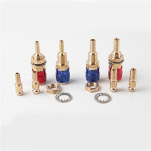4 Stück 6 mm Wassergekühlter Luftgekühlter Gas-Wasser-Adapter Schnellkupplung für MIG WIG-Schweißbrennerstecker, Blau + Rot