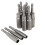 30Pc 1/4 Inch Wrench Hex Bit Socket Set Deep Long 1/2 Inch Impact Drill Socket Adapter Drill Bits 8