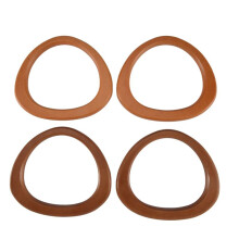 Manico nel Legno per Borsa Cerchio Manici nel Legno Strumento di Ricambio per Borsa un Maglia All'Uncinetto Borsa da Spiaggia Borsa nel Paglia Manici