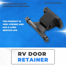 Door Retainer Kit T Shape Door Stop Retaining Catch for Rv Caravan Motorhome Boat Door Retainer Holder Black