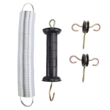 Kit de Manija de la Puerta de Cerca EléCtrica de 4 Piezas Kit de Manija de la Puerta de Cerca EléCtrica Kit de Manija de la Puerta de Resorte de