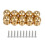 10 Pcs Cabinet Knobs Round  Knobs Bathroom Cabinet Knobs Dresser Knobs, Modern Cabinet Hardware for Kitchen Gold 2