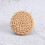 Boho Rattan Dresser Knobs Round Wooden Drawer Knobs Handmade Wicker Woven and Screws for Boho Furniture Knobs 6Pcs 7