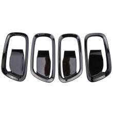 4Pcs Glossy Black Inner Door Handle Bowl Panel Cover Trim for  HRV XRV XR-V HR-V 2022 2023 Interior Mouldings